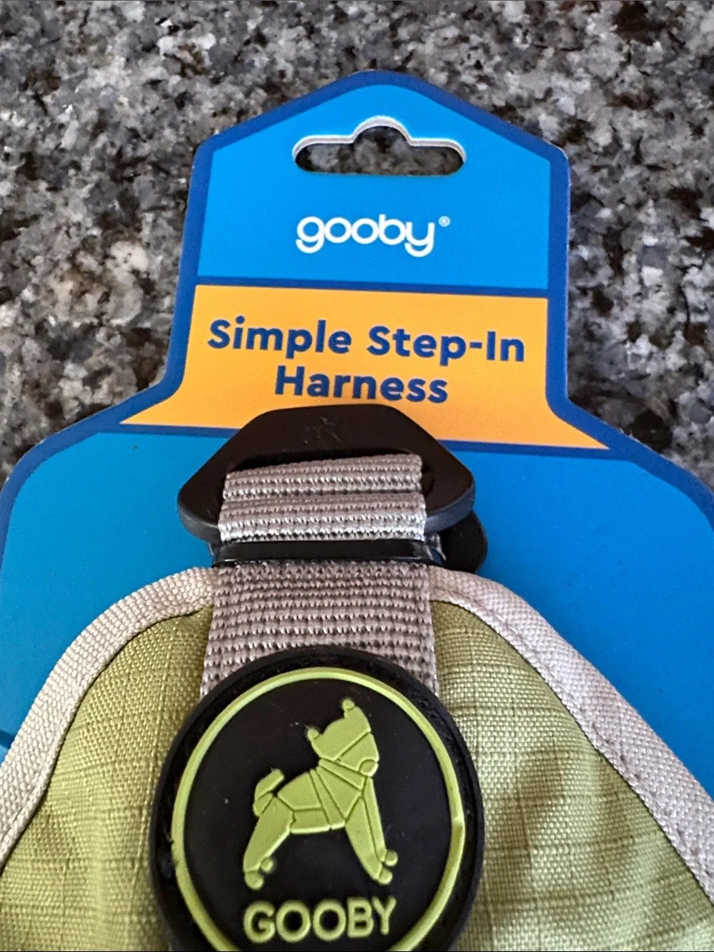 Dog Simple Step-In Harness in Light Green (gooby)